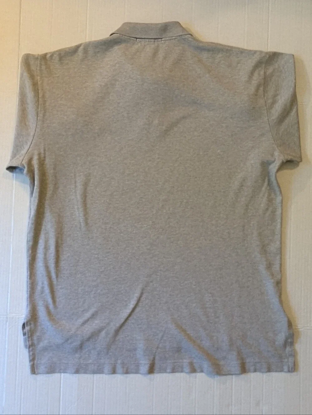 Polo by Ralph Lauren Short Sleeved Heathered Gray Men's Polo Shirt M